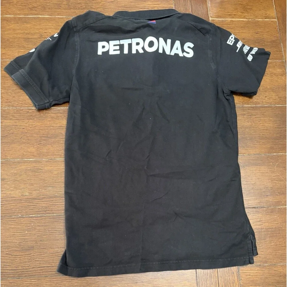 Mercedes-AMG Petronas F1 Team Tommy Hilfiger Men Small Black Polo